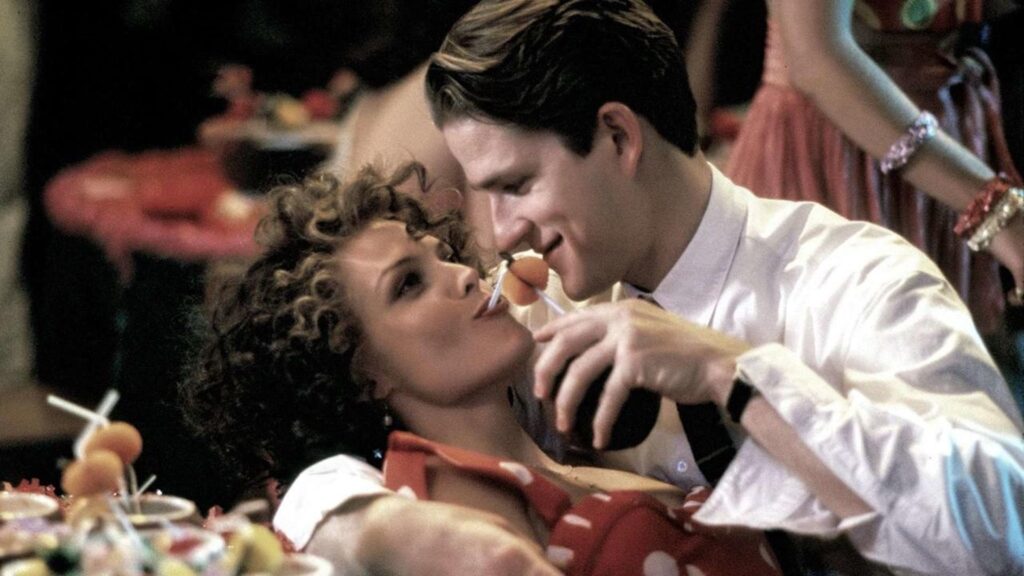 Angela De Marco e Mike Downey in Una vedova allegra… ma non troppo (1988).
