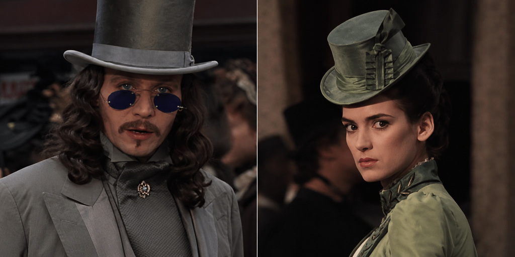 Dracula e Mina Murray a Londra in Dracula di Bram Stoker (1992).